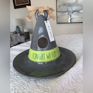 Rae Dunn Halloween ceramic bird house